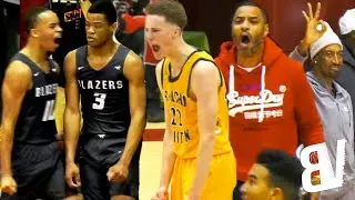 #1 Sierra Canyon VS #2 Rancho Christian: HYPE BATTLE For #1 in CALI! Luke Turner Comes in CLUTCH!