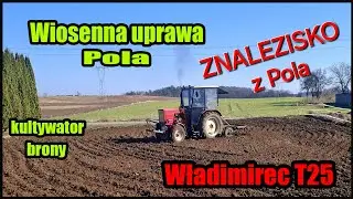 Uprawa pola  Znalezisko Wiosna 2025 Władimirec t25 Kultywator Brony