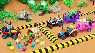 Top DIY Tractor making mini safety barrier and Train warn signal system
