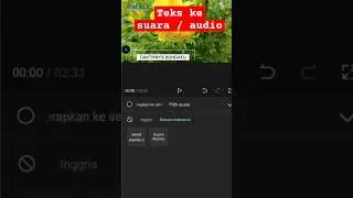 membuat teks ke suara audio #capcut #edit
