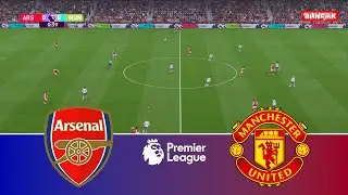 Arsenal vs Manchester United - Premier League 2025/26 | Full Match All Goals | Pes 21 Gameplay