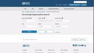 IRS Tax Exempt Organization Search Tool: How to Use It