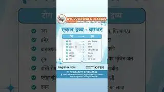 Top 5students fees will by sponsored by Ayurved Wala Classes #bams #ayurveda #doctor #ug #pg#aiapget