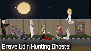 Udin Bono Save Villagers From Scary Ghosts - Ghosts VS Villagers (Warga VS Hantu)