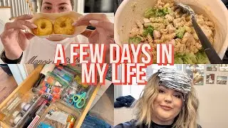A FEW DAYS IN MY LIFE VLOG | EGG BITES, HAIR APPT, ORGANIZING + COOKING!