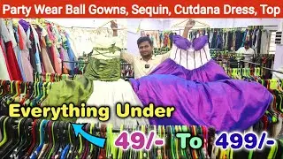 Party Wear Ball Gowns, Sequin Dress, Cutdana Dress, Sequin Top Wholesaler in Kolkata