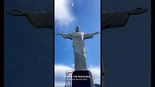 Christ The Redeemer Statue in Brazil 🇧🇷 #travel #brazil #viral