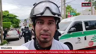 Accidente en Tuxtla Guti&eacute;rrez combi