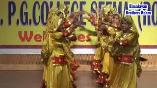 DHARAMSHALA  COLLEGE PERFORMANCE IN YOUTH FESTIVAL 2015 GROUP III DANCE GPG COLLEGE SEEMA ROHRU