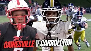 🏈 Carrollton (#3) vs Gainesville (#4) | GEORGIA TOP 5 CLASH!! 😱 | Big Plays + Hard Hits