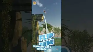 Flip Diving ultimate level, character and trick Update Trailer #gaming #flip #game #funny