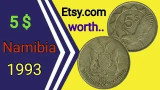 5 Dollar Namibia 1993 coin value
