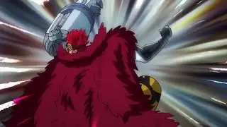 Eustass Kidd uses Armament Haki in Anime