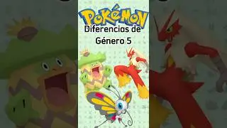 Gender Differences in Pok&eacute;mon Part 5 #pokemon #pok&eacute;mon #nintendo #anime #trivia