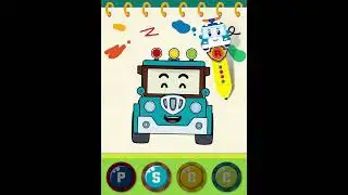 Waktu Mewarnai! #robocarpoliindonesia #shorts