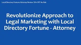Local Directory Fortune Attorney Review 70% OFF No Risk