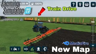 FS23 Mods - New Create Field | New Map | Train Drive |