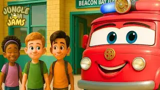 Fire Drill at Beacon Bay | Beacon Bay Rescue Squad | Jungle Jim Jams Children Songs & Nursery Rhymes