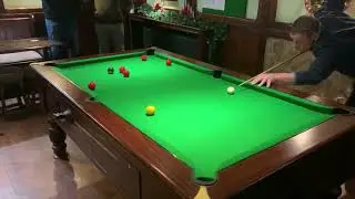 Практика игры в бильярд в отеле Hunters Inn (бассейн с 8 шарами) Отличное завершение! # 28