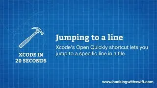 Xcode in 20 Seconds: Jumping to a line