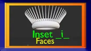 22 - Blender - Modelling Toolbar -  Inset Faces