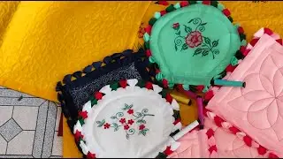 meesho order preparing hand fan pillow cover
