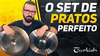 MEU SET DE PRATOS TURKISH CYMBALS | MOSTRANDO UM POR UM | PEDRO TINELLO