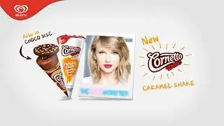 Shake It Off With The NEW Cornetto Disc Taylor Swift Caramel Shake 