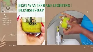 the best way to make strong blemishes soap for sensitive skin #acnetreatment