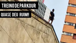 TREINANDO PARKOUR NA RUA!