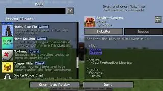 PvP and Fps boost mods for Minecraft 1.21.6