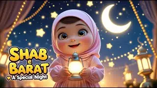 Shab e Barat 🌙 Kids Nursery Rhyme 2026 | Islamic Song for Toddlers | Dua & Nasheed | 4k