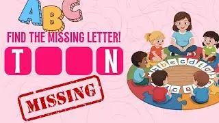 Find The Missing letter of word || kids learning || kids brain games 