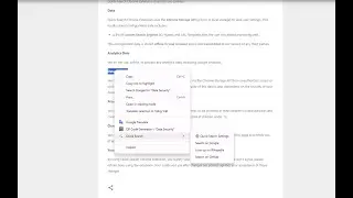 Chrome extension: Quick Search Customizable Context Menu Search Tool