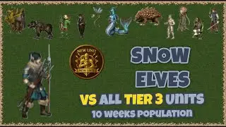 NEW UNIT! Snow Elves vs all Tier 3 basic units | Heroes 3 Horn of the Abyss