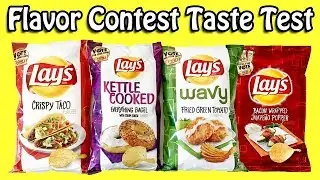 NEW Lays Chips Flavor Contest Taste Test