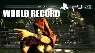 Ancient Ruins Solo 1,344,704 ☣World Record☣ | Resident Evil 5 PS4 Mercenaries United