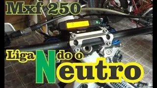 Canal do Coruja - Ligando o NEUTRO no painel da MXF TS 250 - Desmistificando