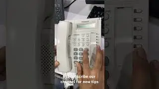 Reset the Panasonic pbx kx-tes824 by programing code