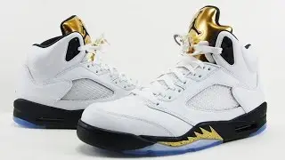 Air Jordan 5 Gold Tongue (Olympic Gold Medal) Review + On Feet