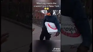 Бездомный выбросил пиццу, не получив крэк #fyp #explorepage #nyc #explore #viral