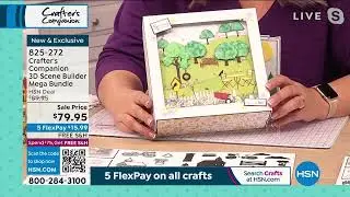 Crafter's Companion 3D Scene Builder Stamp   Die Set Meg...