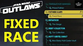 Star Wars Outlaws Fixed Race Intel - Fathier Scam - Plant Listening Device in Bookmaker's Office