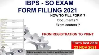HOW TO FILL IBPS SO FORM ONLINE WITH NO ERROR (2021) | ONLINE APPLICATION FORM