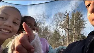 @bigsteppa5231 trampoline dayyy☃️🌨️🎀