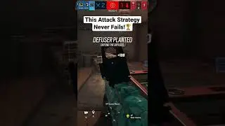 Best Attack Strategy in R6 For Oregon Kids Room 🥇 #shorts #rainbowsixsiege