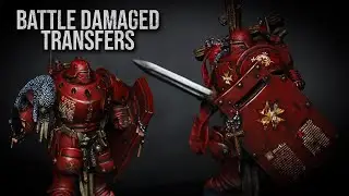 Tips & Tricks on How to Apply Realistic Battle Damaged Transfers Trench Crusade Mechanized Infantry