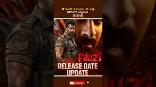 Fauzi Release date update వచ్చేసింది #prabhas #fauzi #viral #shorts #trending #movie #releasedate