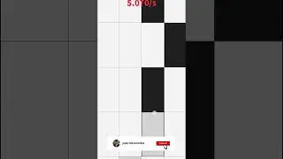PIANO TILES - I hit 6.3 tiles per SEC #pianotiles #shorts #short #piano #mobilegame