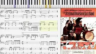 Sensation Rag by the Original Dixieland Jazz Band (1917, Ragtime piano)